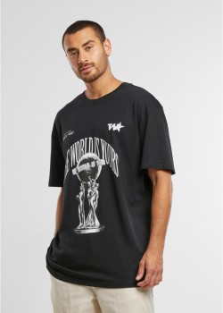 Мъжка черна тениска Mister Tee Your World Oversize Мъжка черна тениска Mister Tee Your World Oversize