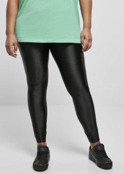 Дамски дълъг клин в черно Ladies Highwaist Shiny Metalic Leggings Дамски дълъг клин в черно Ladies Highwaist Shiny Metalic Leggings