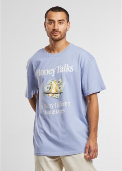 Мъжка тениска в лилаво Mister Tee Money Talks Oversize Мъжка тениска в лилаво Mister Tee Money Talks Oversize