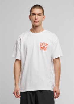 Мъжка тениска в бяло Mister Tee Psycho Font Oversize Мъжка тениска в бяло Mister Tee Psycho Font Oversize