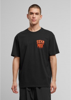 Мъжка тениска в черно Mister Tee Psycho Font Oversize Мъжка тениска в черно Mister Tee Psycho Font Oversize