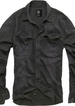 Мъжка дънкова риза в черен цвят Brandit Hardee Denim Мъжка дънкова риза в черен цвят Brandit Hardee Denim