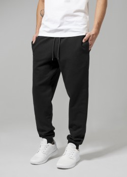 Мъжко изчистено долнище в черен цвят Urban Classics Basic 