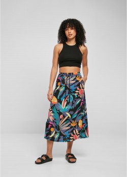 Дамска пола на цветя Ladies Viscose Midi Skirt1 Дамска пола на цветя Ladies Viscose Midi Skirt1