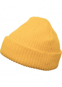 Шапка бийни в жълт цвят Rib Beanie  Шапка бийни в жълт цвят Rib Beanie