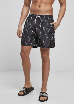 Мъжки плувни шорти Urban Classics Pattern?Swim Shorts surf aop  Мъжки плувни шорти Urban Classics Pattern?Swim Shorts surf aop