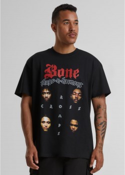 Мъжка тениска в черен цвят Mister Tee Bone-Thugs-N-Harmony Crossroads Oversize Мъжка тениска в черен цвят Mister Tee Bone-Thugs-N-Harmony Crossroads Oversize