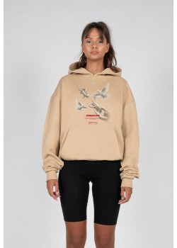 Ladies Freedom x Heavy Oversized Hoody unionbeige XXL Ladies Freedom x Heavy Oversized Hoody unionbeige XXL