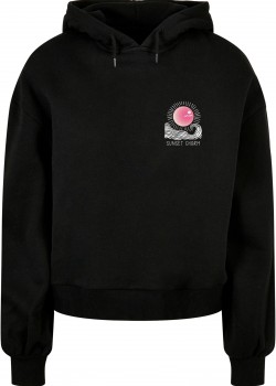 Ladies Sunset Charm Oversized Hoody black XXL Ladies Sunset Charm Oversized Hoody black XXL