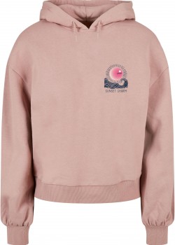 Ladies Sunset Charm Oversized Hoody duskrose XXL Ladies Sunset Charm Oversized Hoody duskrose XXL