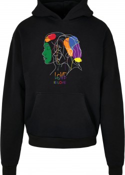 Love Is Love Oversized Hoody black XXL Love Is Love Oversized Hoody black XXL