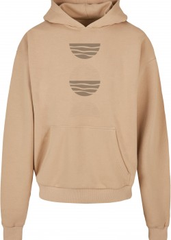 Abstract Waves Hoody unionbeige XXL Abstract Waves Hoody unionbeige XXL