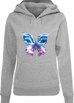 Chromed Butterfly Hoody heather grey XXL Chromed Butterfly Hoody heather grey XXL