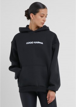 Karma Butterfly Ladies Fluffy Hoody black XXL Karma Butterfly Ladies Fluffy Hoody black XXL