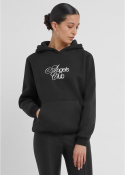Angels Club Ladies Fluffy Hoody black XXL Angels Club Ladies Fluffy Hoody black XXL