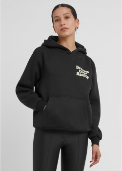 Dreams Over Reality Ladies Fluffy Hoody black XXL Dreams Over Reality Ladies Fluffy Hoody black XXL