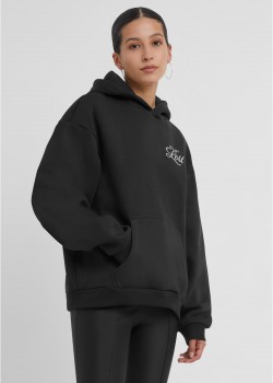 Lost Flowers Ladies Fluffy Hoody black XXL Lost Flowers Ladies Fluffy Hoody black XXL