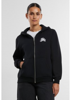 Romantic Dreamers Ladies Fluffy Zip Hoody black XXL Romantic Dreamers Ladies Fluffy Zip Hoody black XXL