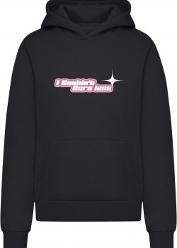 Couldn't Care Less Ladies Fluffy Hoody black XXL Couldn't Care Less Ladies Fluffy Hoody black XXL
