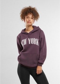 New York Ladies Fluffy Hoody plumpurple XXL New York Ladies Fluffy Hoody plumpurple XXL