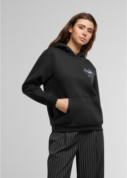 Good Vibes Bow Ladies Fluffy Hoody black XXL Good Vibes Bow Ladies Fluffy Hoody black XXL