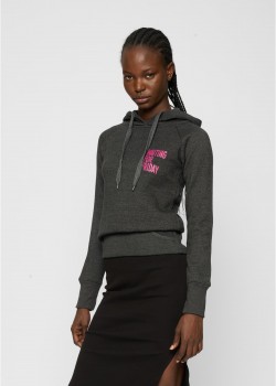 Ladies Waiting For Friday Hoody charcoal XS Ladies Waiting For Friday Hoody charcoal XS