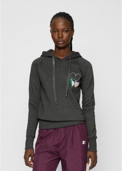 Damen Ladies Kicks Love EMB Hoody charcoal XS Damen Ladies Kicks Love EMB Hoody charcoal XS