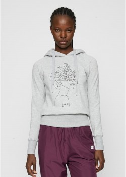 Ladies One Line Fruit Hoody grey XS Ladies One Line Fruit Hoody grey XS