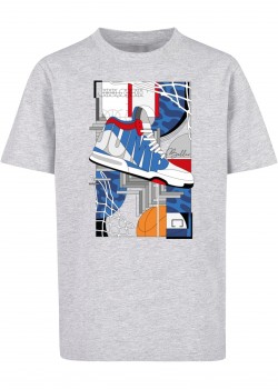 Детска Тениска Kids Sneaker Collage Tee heather grey 158/164 Детска Тениска Kids Sneaker Collage Tee heather grey 158/164