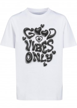 Детска Тениска Kids Good Vibes Only Heart Tee white 158/164 Детска Тениска Kids Good Vibes Only Heart Tee white 158/164