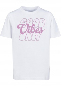 Детска Тениска Good Vibes Only Wording Tee white 158/164 Детска Тениска Good Vibes Only Wording Tee white 158/164