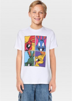 Детска Тениска T-Shirt 2 Pack - kurzarm - Bugs Bunny white+heathergrey 158/164 Детска Тениска T-Shirt 2 Pack - kurzarm - Bugs Bunny white+heathergrey 158/164