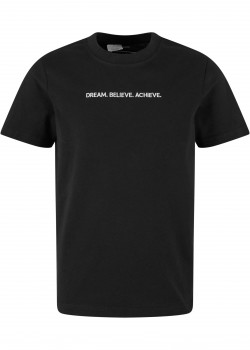 Детска Тениска Dream. Believe. Achieve. EMB Tee black 158/164 Детска Тениска Dream. Believe. Achieve. EMB Tee black 158/164