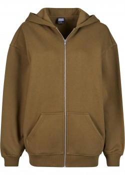 Суичър Ladies Oversized Zip Hoody summerolive XXL Суичър Ladies Oversized Zip Hoody summerolive XXL