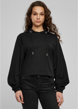 Суичър Ladies Heavy Short Hoody black XS Суичър Ladies Heavy Short Hoody black XS