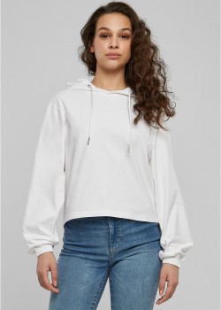 Суичър Ladies Heavy Short Hoody white XS Суичър Ladies Heavy Short Hoody white XS