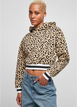 Суичър Ladies Short AOP College Hoody unionbeigeleo XXL Суичър Ladies Short AOP College Hoody unionbeigeleo XXL