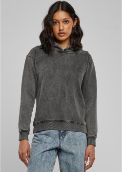 Суичър Ladies Stone Washed Hoody black XXL Суичър Ladies Stone Washed Hoody black XXL