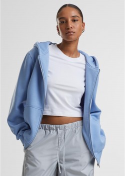 Суичър Ladies Fluffy Zip Hoody powderblue XXL Суичър Ladies Fluffy Zip Hoody powderblue XXL