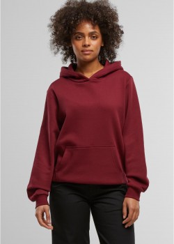 Суичър Ladies Organic Loose Brushed Fleece Hoody burgundy XS Суичър Ladies Organic Loose Brushed Fleece Hoody burgundy XS