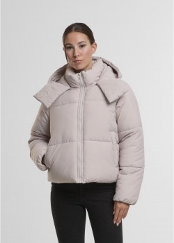 Суичър Ladies Hooded Collar Puffer Jacket cloud XS Суичър Ladies Hooded Collar Puffer Jacket cloud XS