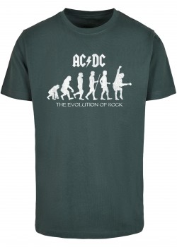 Тениска ACDC - Evolution Of Rock T-Shirt bottlegreen XXL Тениска ACDC - Evolution Of Rock T-Shirt bottlegreen XXL