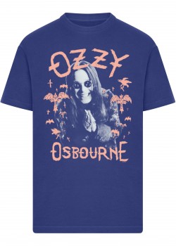 Тениска Ozzy Osbourne - Pink Bat T-Shirt light navy XXL Тениска Ozzy Osbourne - Pink Bat T-Shirt light navy XXL