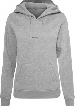 Суичър I Don't Give A Hoody heather grey XXL Суичър I Don't Give A Hoody heather grey XXL