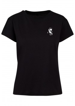 Тениска A S Club Ladies Box Tee black XXL Тениска A S Club Ladies Box Tee black XXL