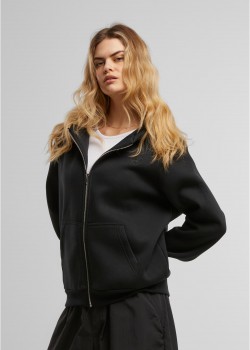 Суичър Peace Sign EMB Fluffy Zip Hoody black XXL Суичър Peace Sign EMB Fluffy Zip Hoody black XXL