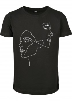 Детска Тениска Kids One Line Short Sleeve Tee black 158/164