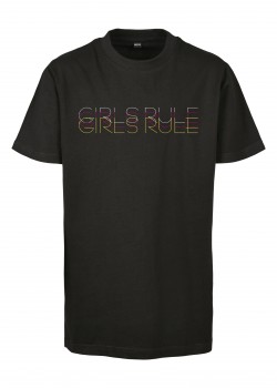 Детска Тениска Kids Girls Rule Tee black 158/164