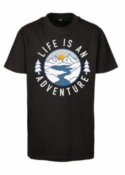 Детска Тениска Kids Life Is An Adventure Tee black 158/164 Детска Тениска Kids Life Is An Adventure Tee black 158/164