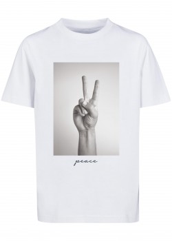 Детска Тениска Kids Peace Sign Tee white 158/164 Детска Тениска Kids Peace Sign Tee white 158/164